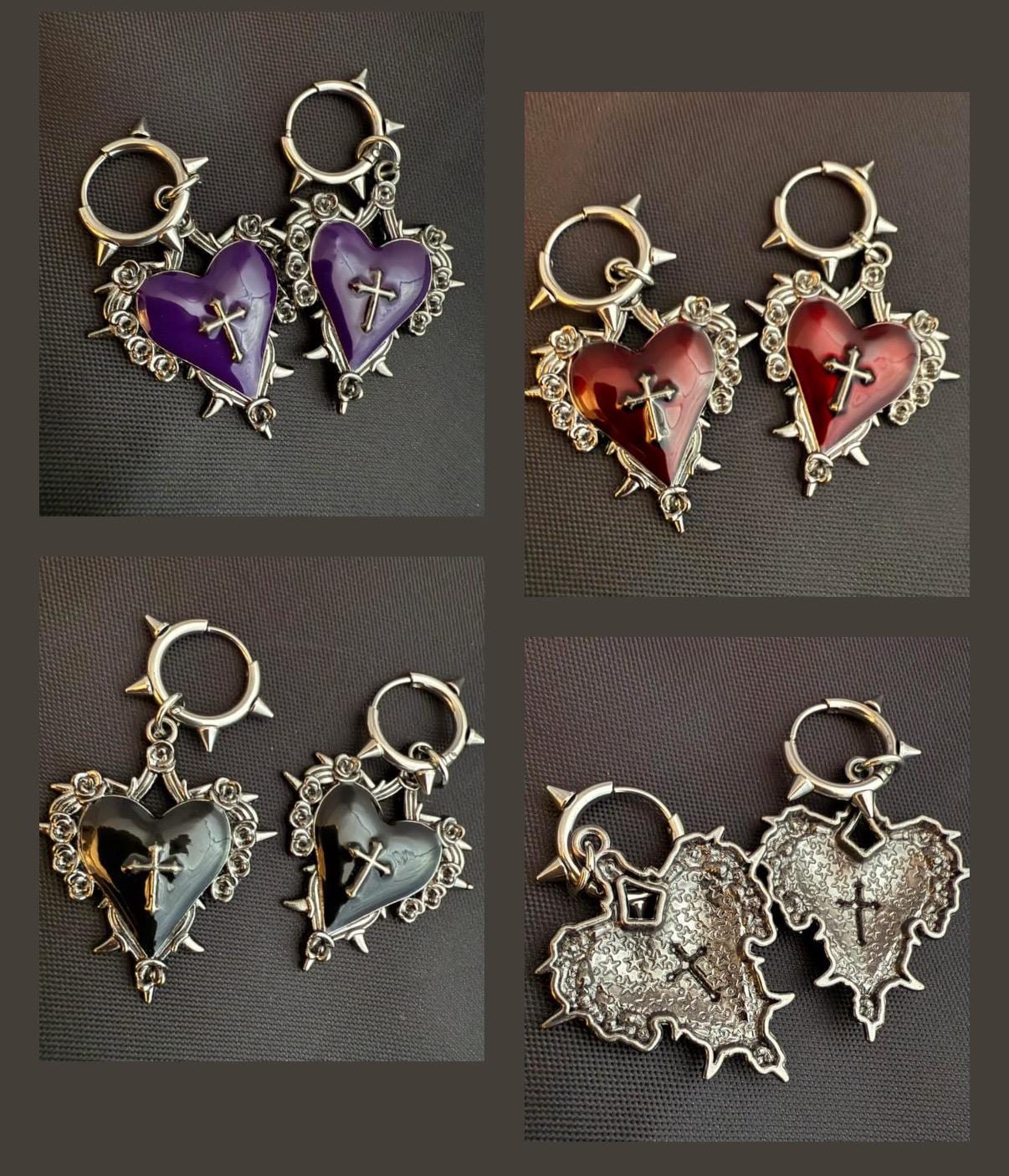 Heart Rose & Thorns Huggies