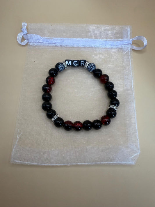 Handmade My Chemical Romance bead bracelet
