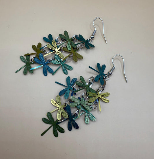 Dragonfly Dangle Earrings