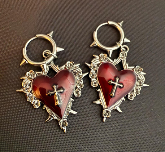 Heart Rose & Thorns Huggies