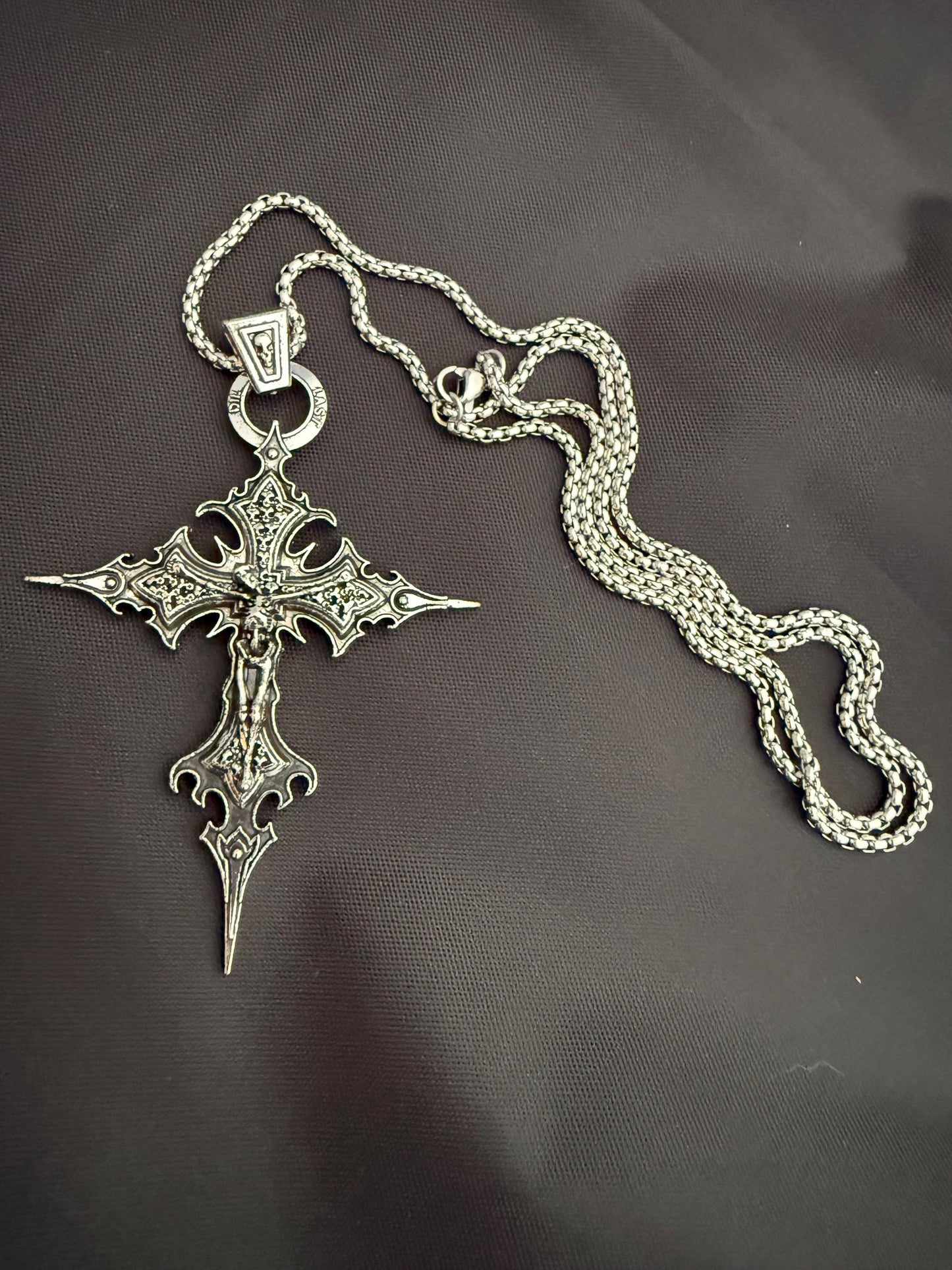 Crucifix Cross Pendant Necklace