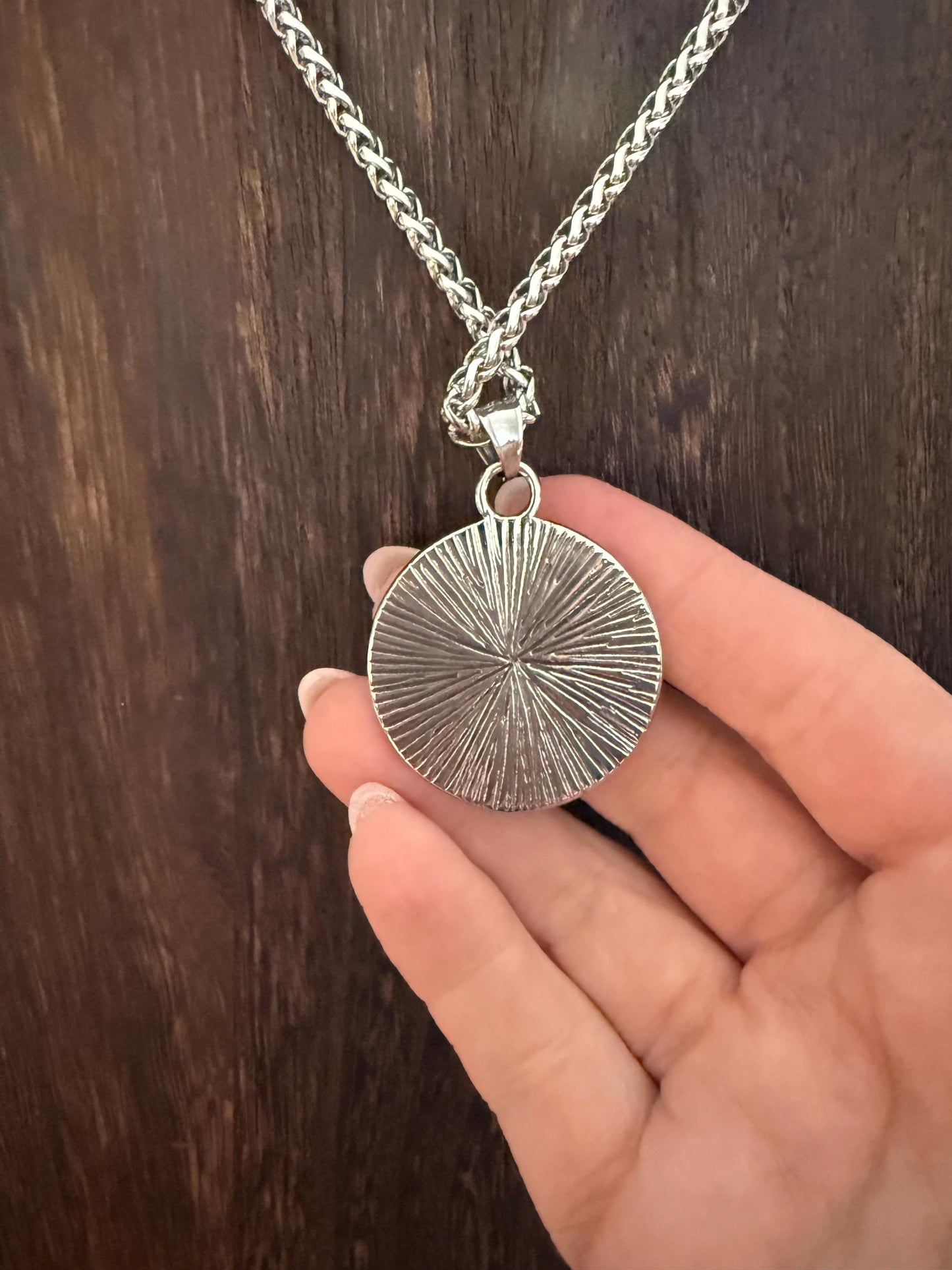 Norse Warrior  Pendant Necklace - Mens, Ladies, Stainless Steel